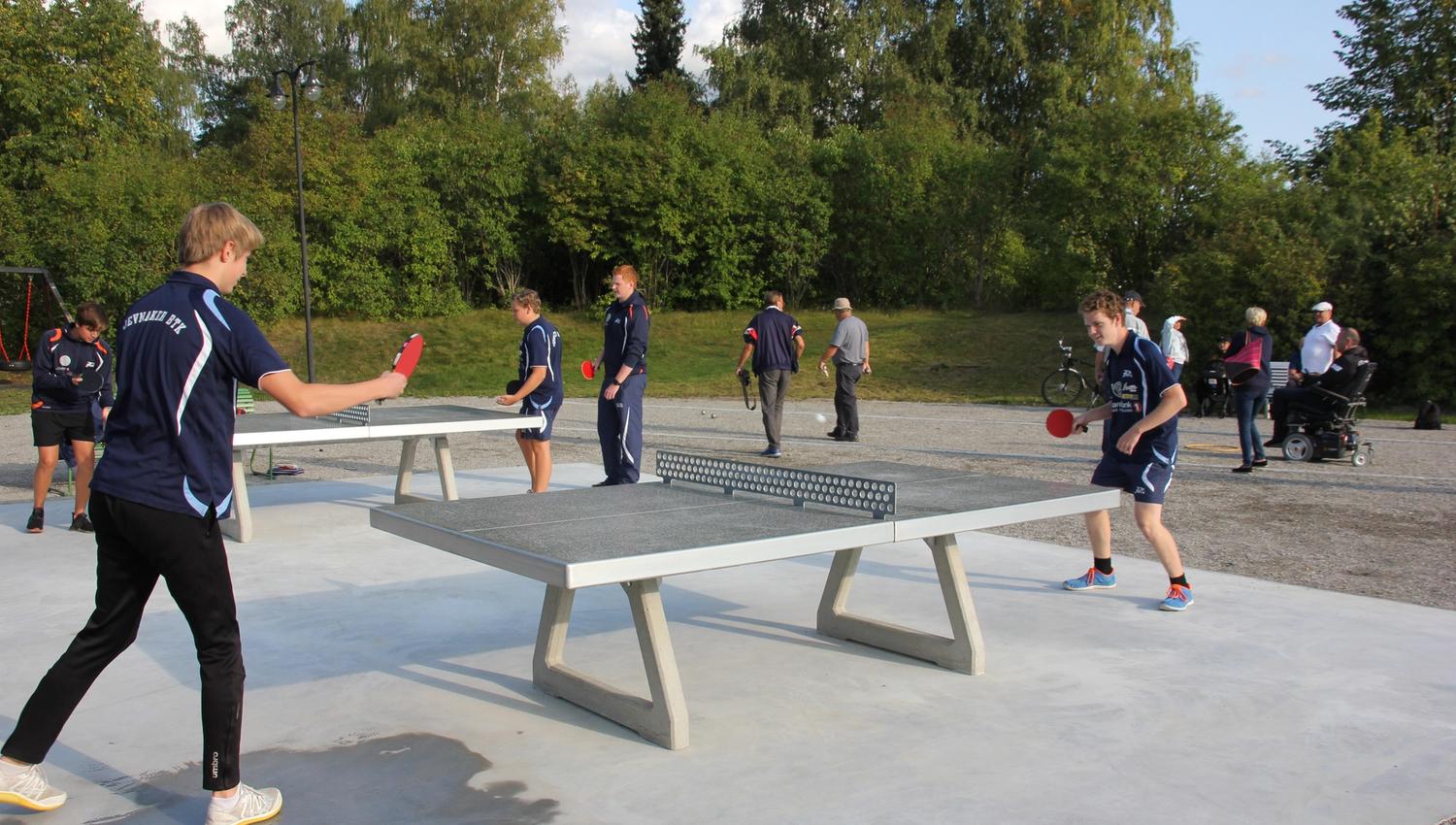 Livbanen aktivitetspark bordtennis
