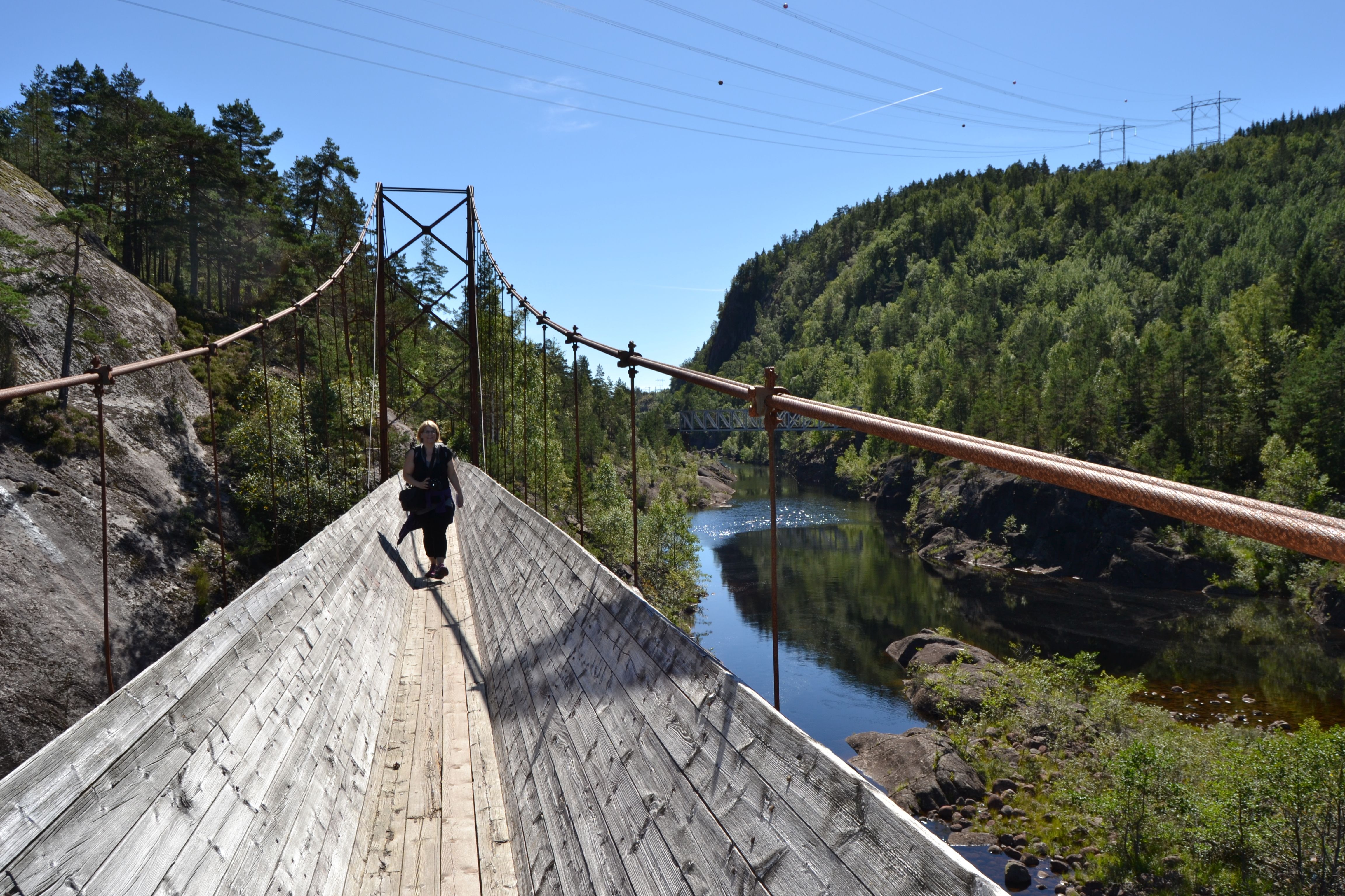 Tømmerrenna Hengebro Vennesla