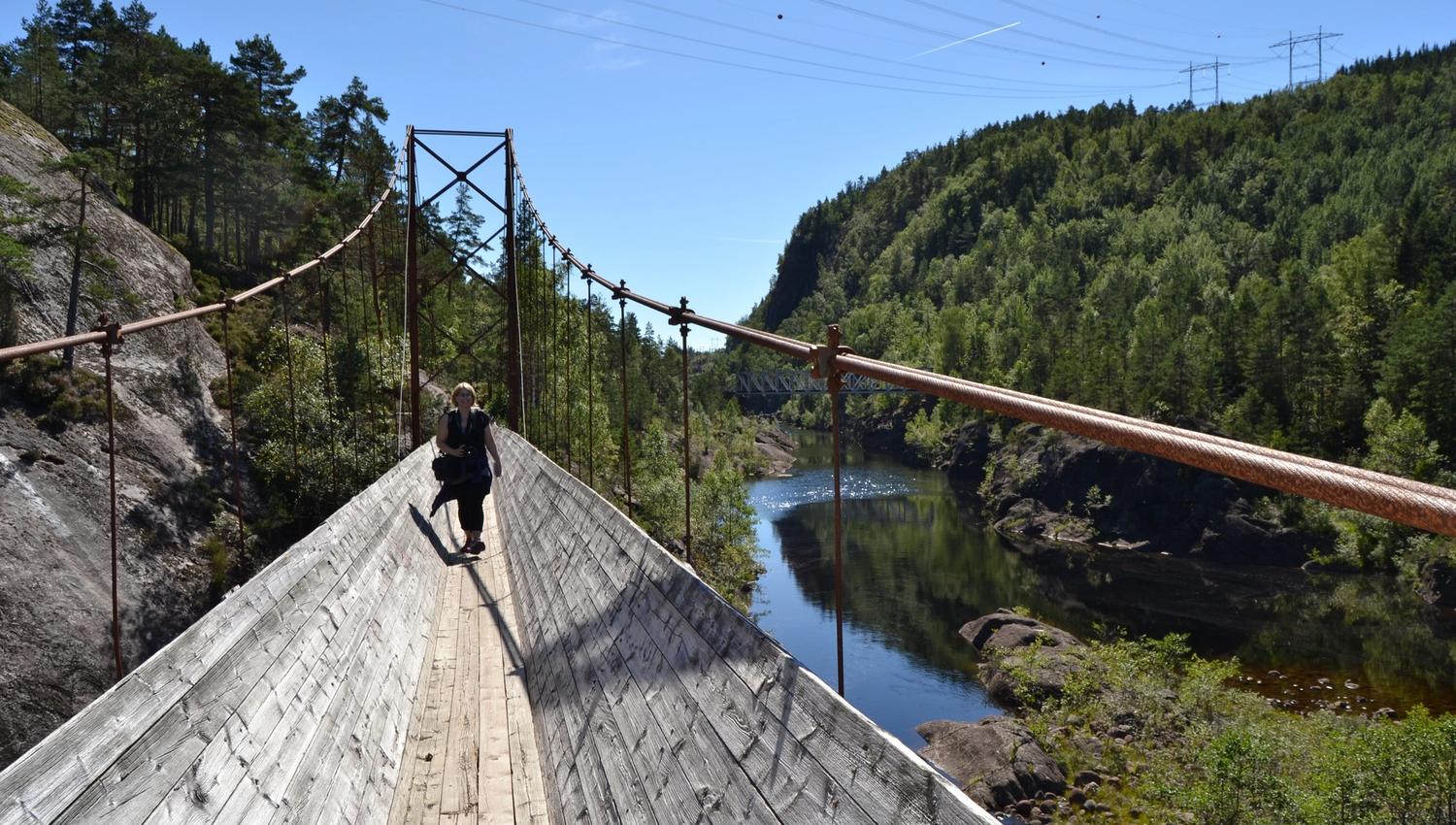 Tømmerrenna Hengebro Vennesla