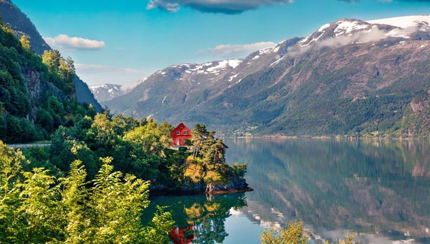 View of the Hardangerfjord