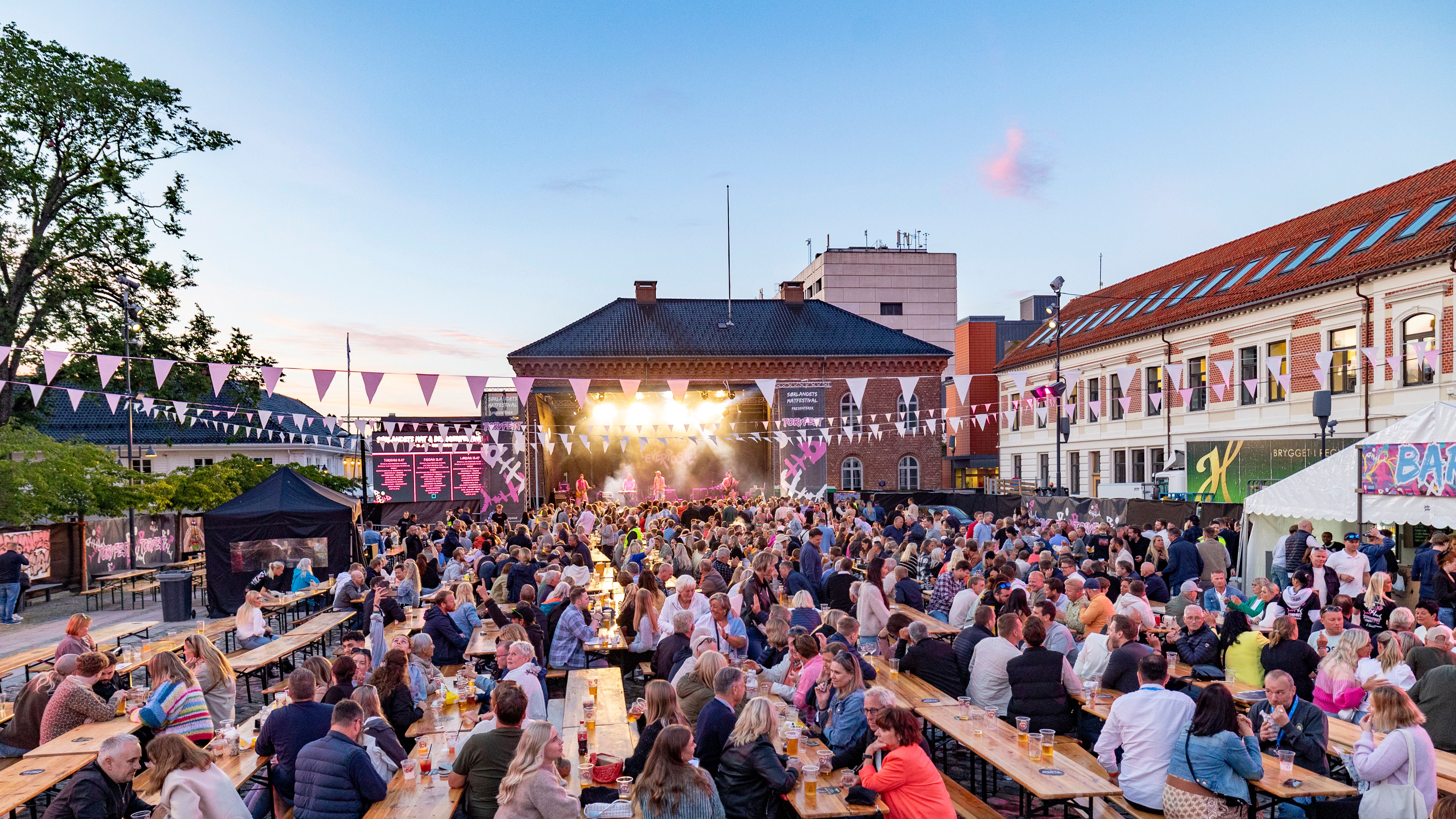 Konsert på Sørlandets Matfestival