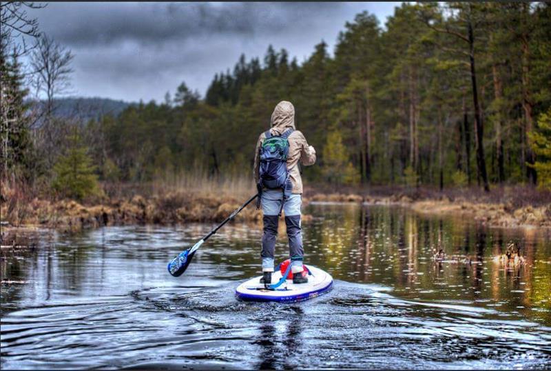 SUP i Haldenkanalen