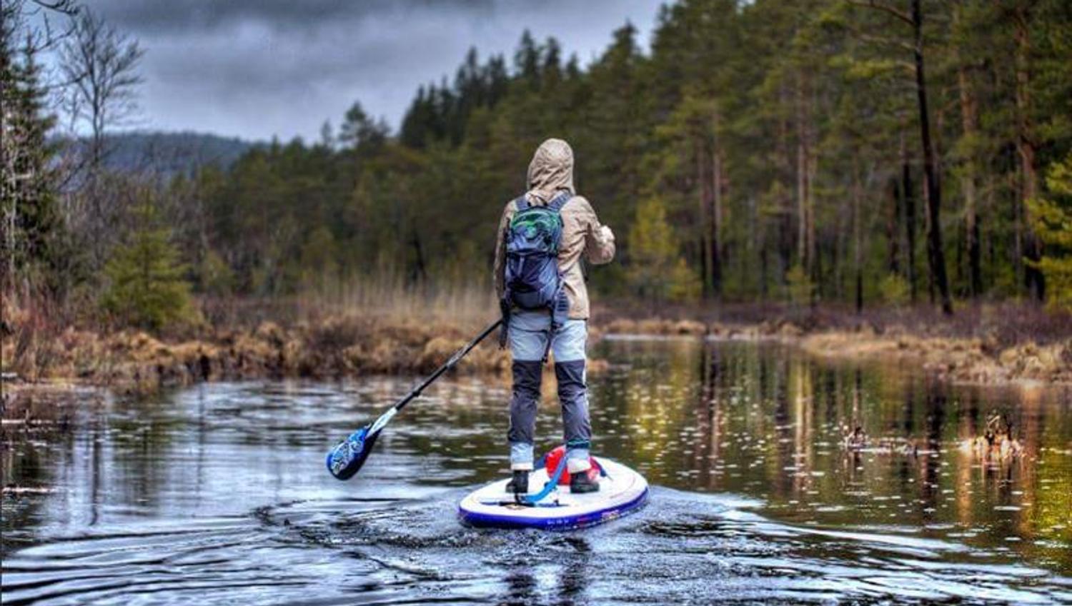 SUP i Haldenkanalen