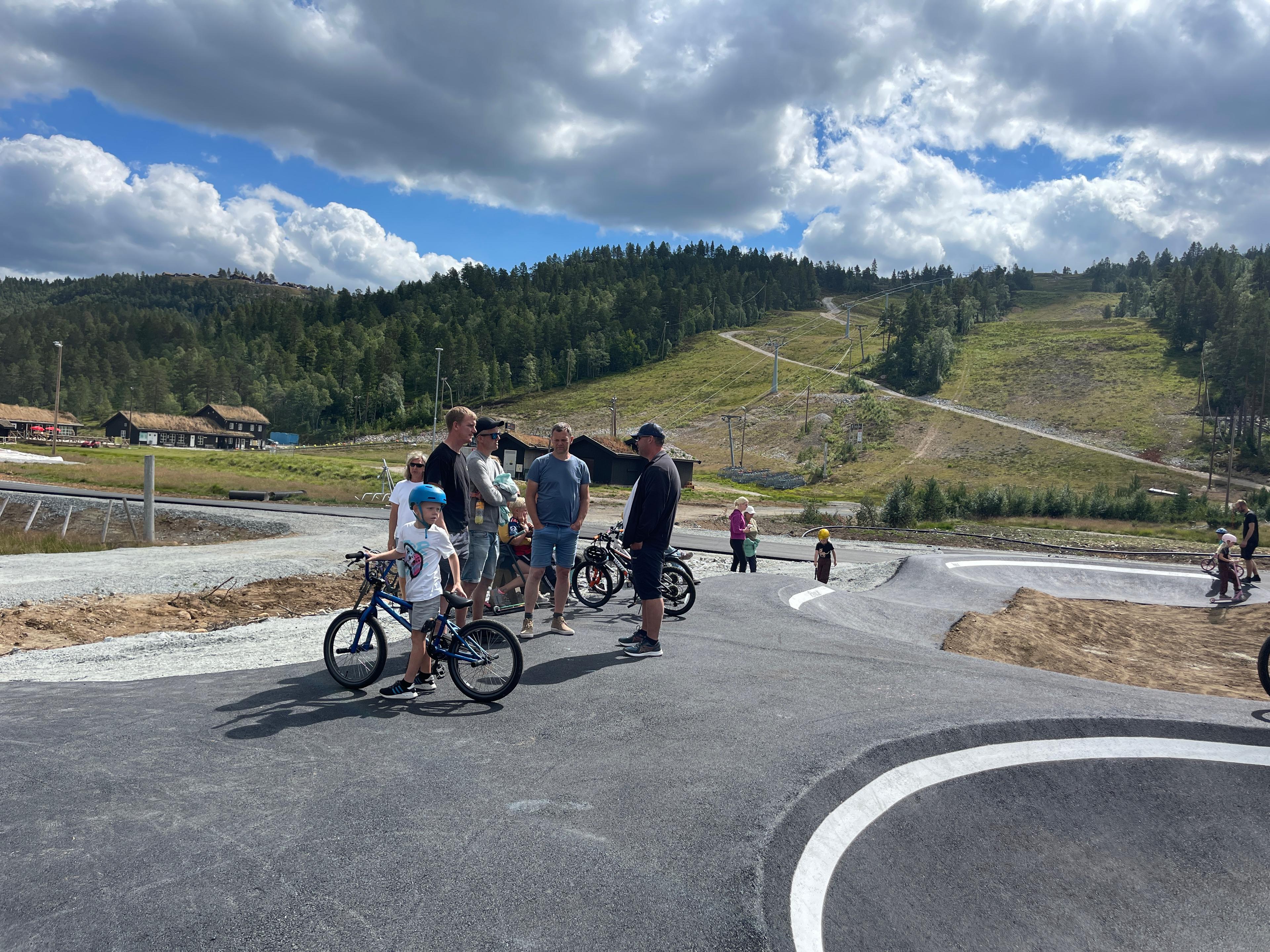 Befaring av Pumptrack Brokke