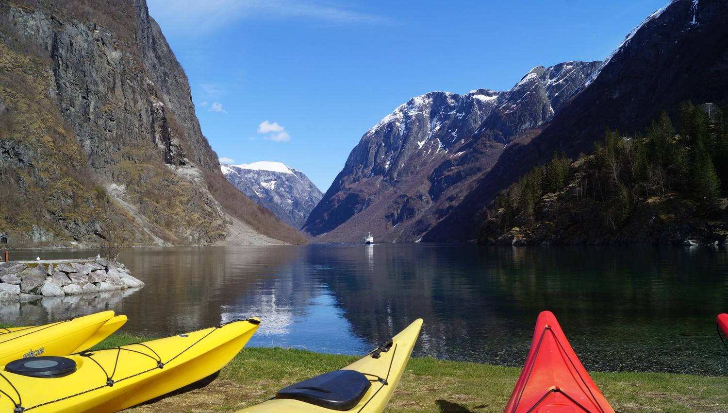 Kayaking in Gudvangen