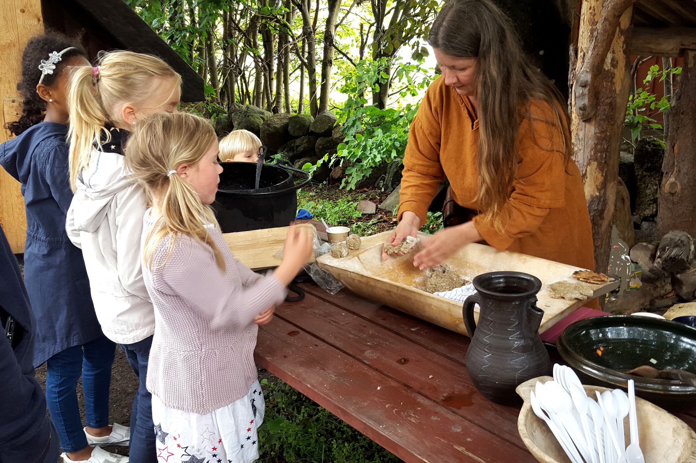 Bread is baked here the way the Vikings did it