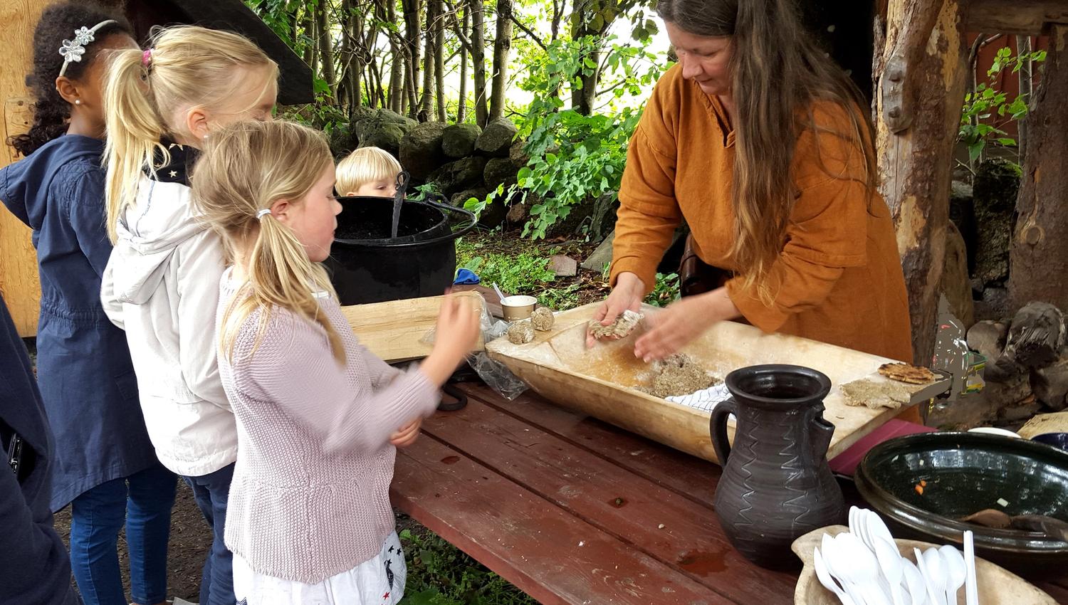 Bread is baked here the way the Vikings did it