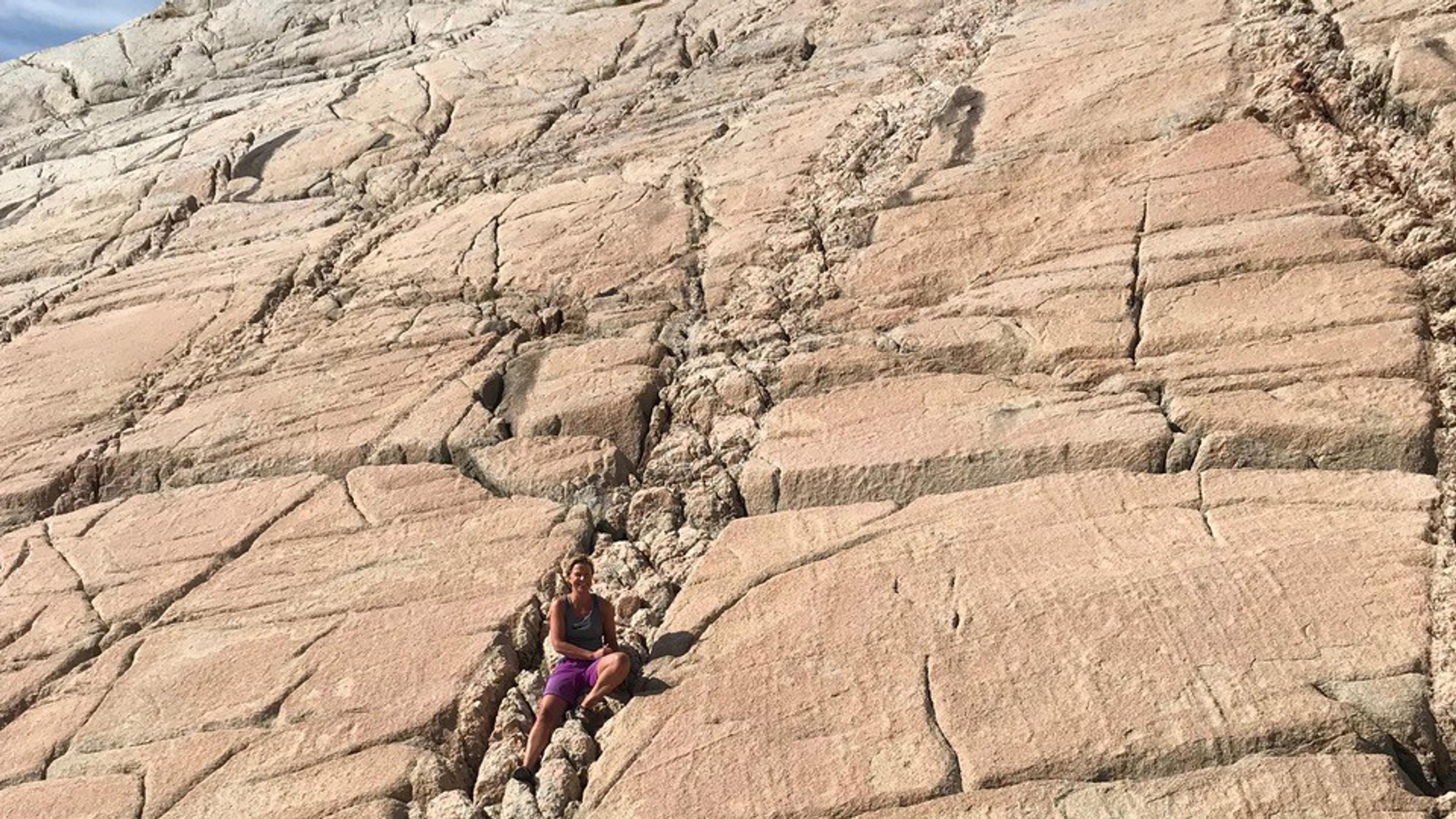 Steinformasjon på Utslåttøy