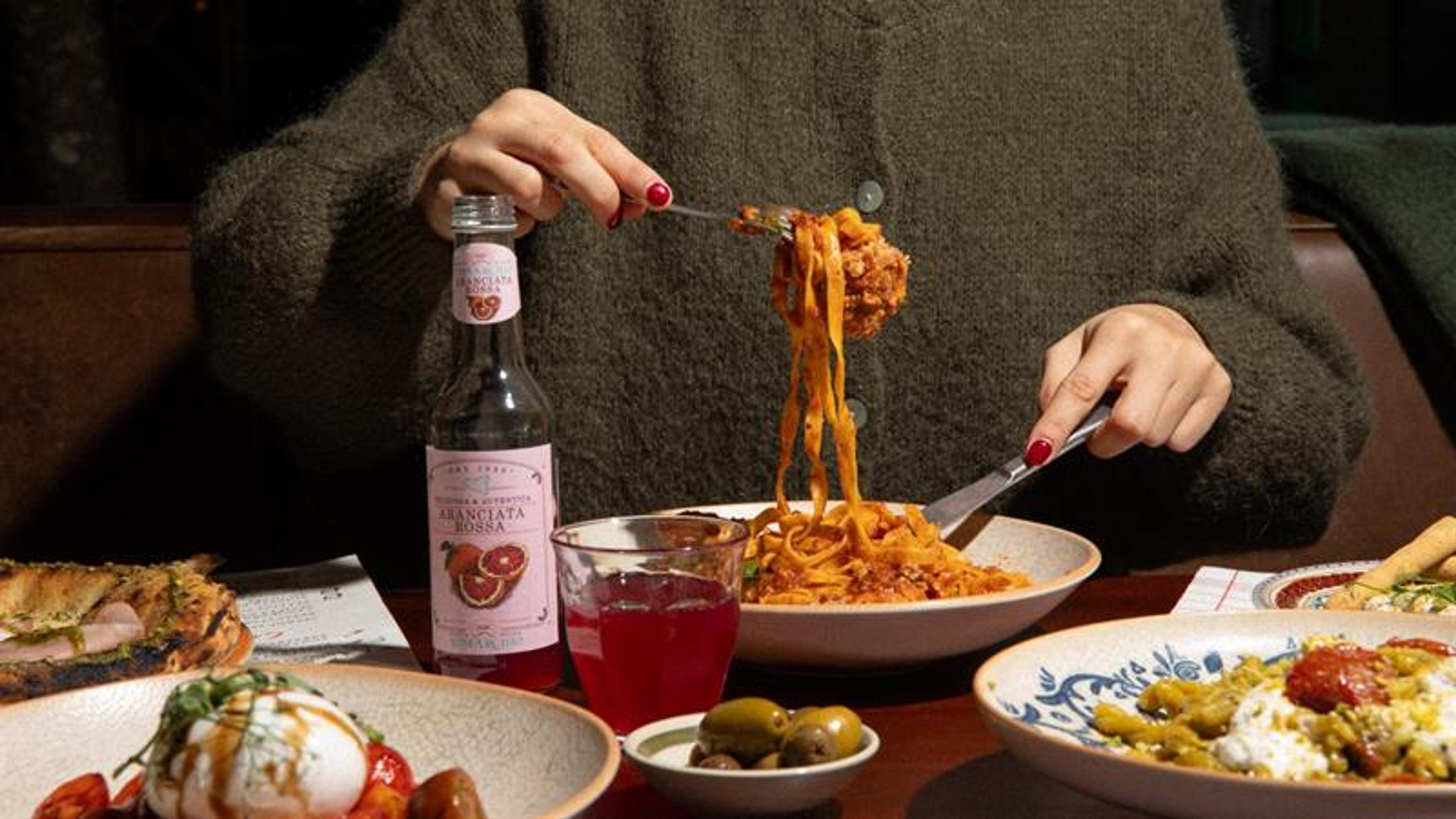 Fresh pasta, straight from the kitchen