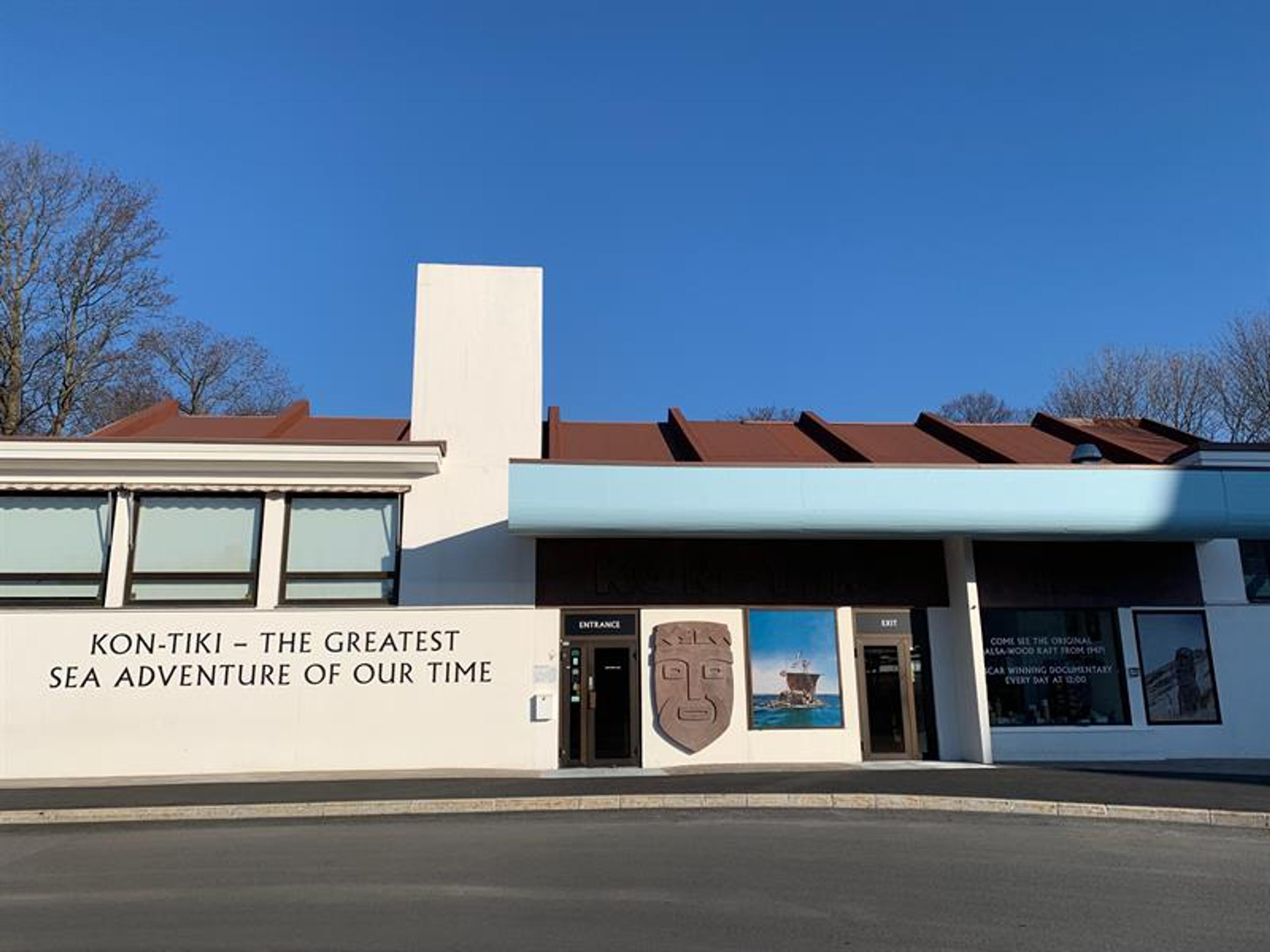 Fasade og inngangsparti, Kon-Tiki Museet, Oslo