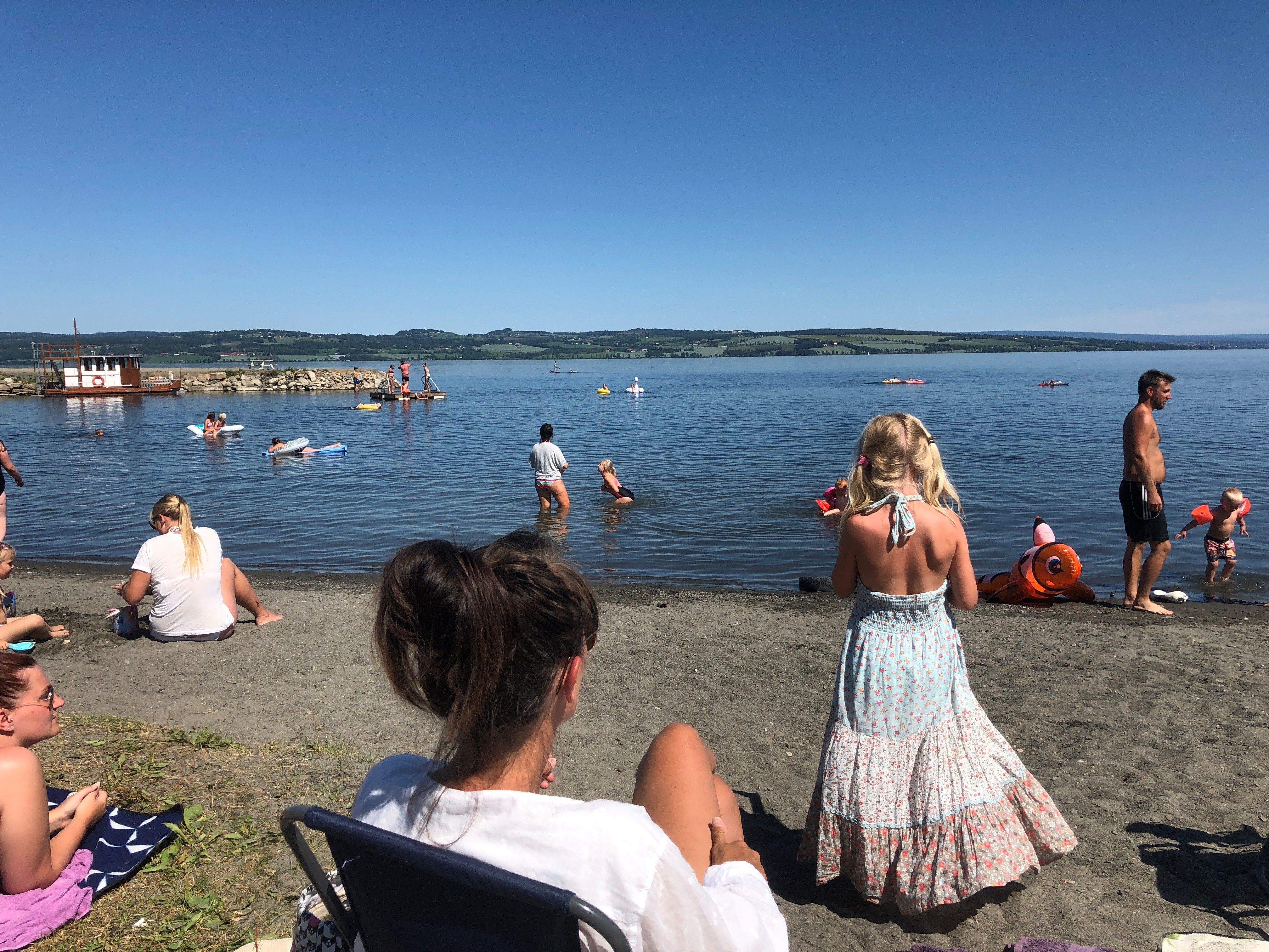 Hekshusstranda Camping - Badestrand