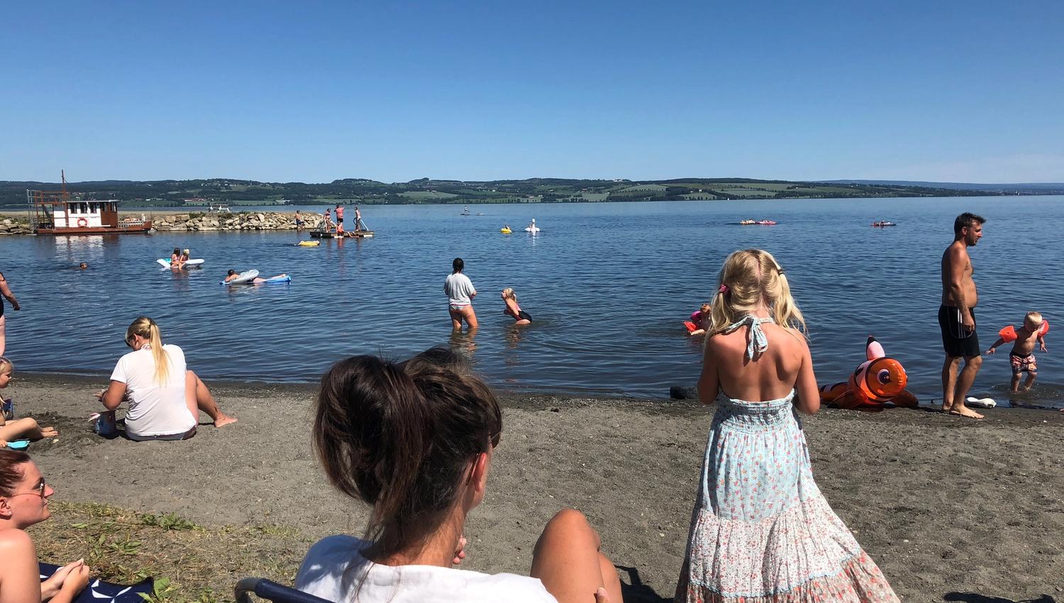 Hekshusstranda Camping - Badestrand