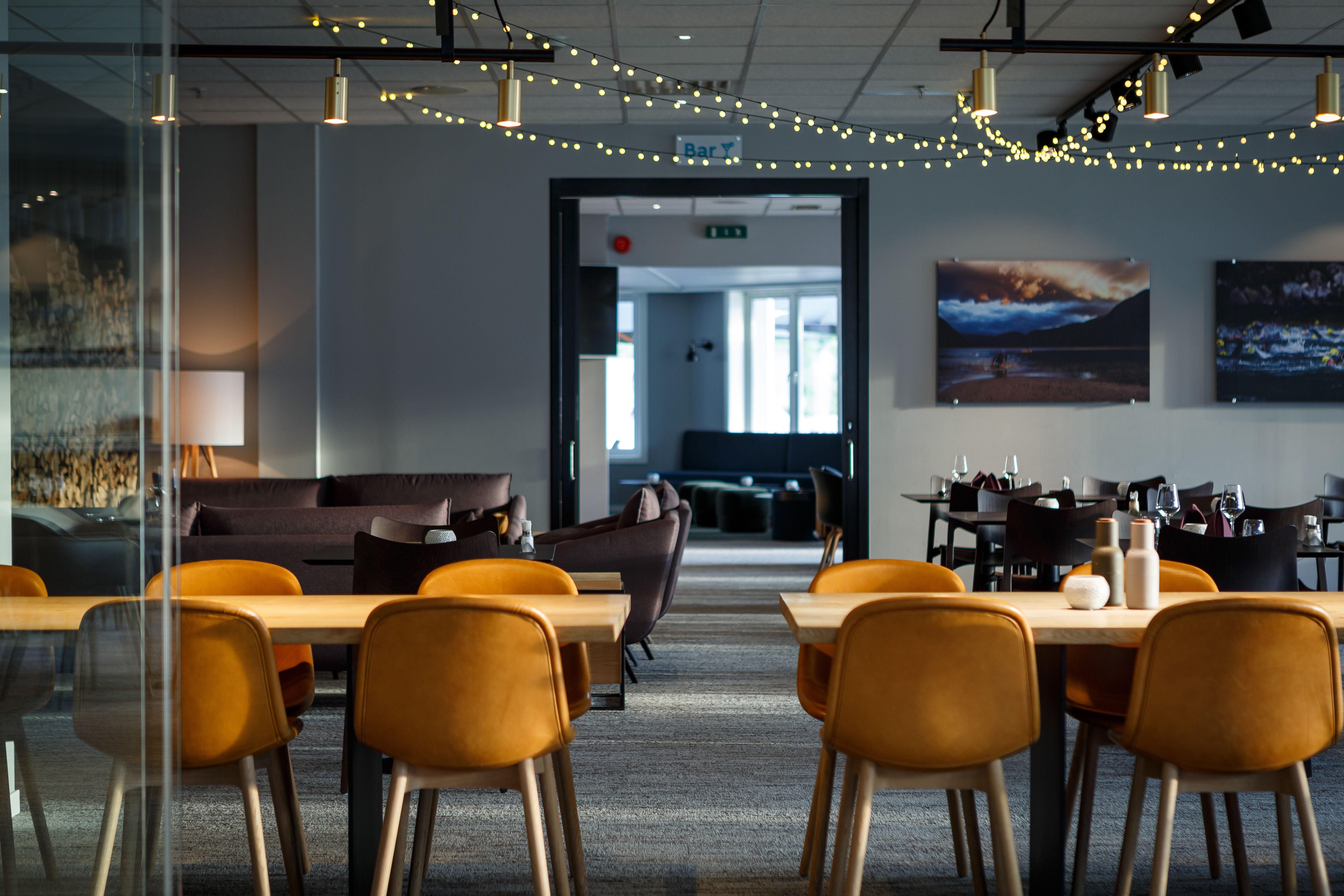 Spiseområdet i restauranten.
