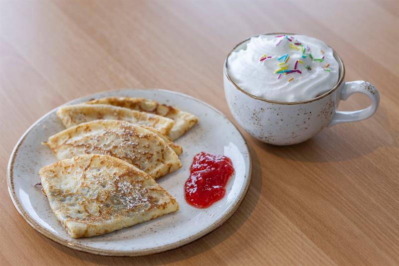 pannekake på Vierli Kafeteria