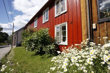 Hus i Øvrebyen i Kongsvinger