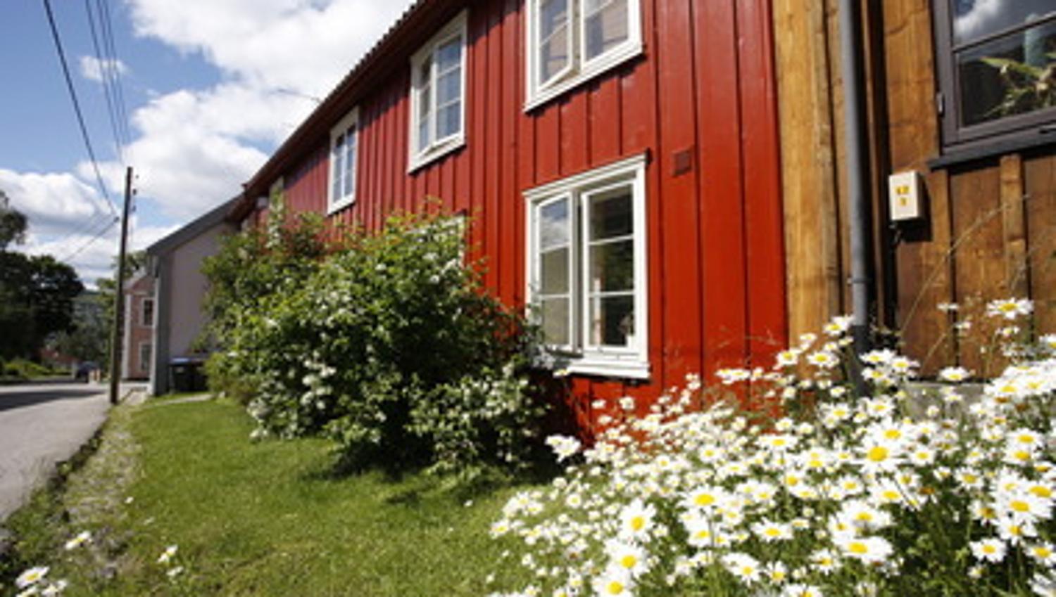 Hus i Øvrebyen i Kongsvinger