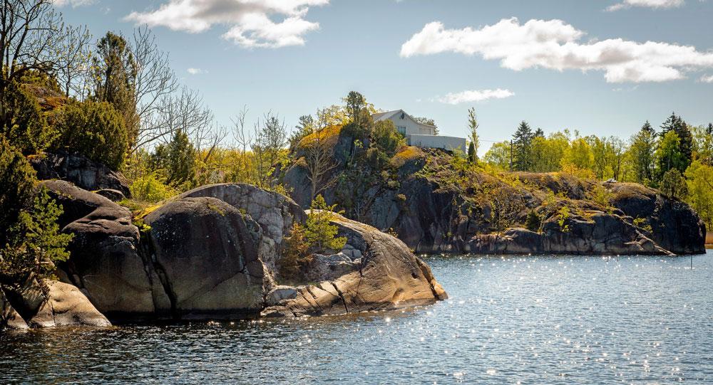 The Geopark, the coast in Porsgrunn