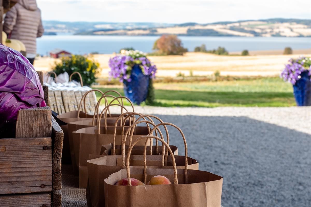 Fredheim Gårdsutsalg uteområde