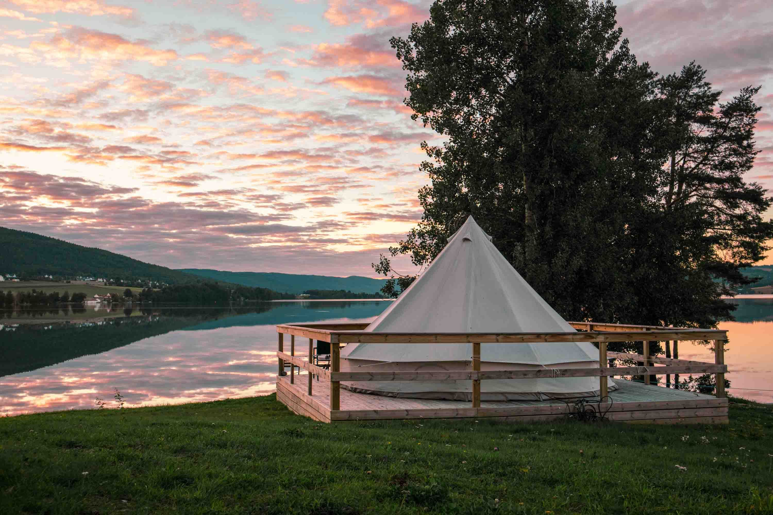 Glamping på Thorbjørnrud Hotel - Sentralt og tett på naturen