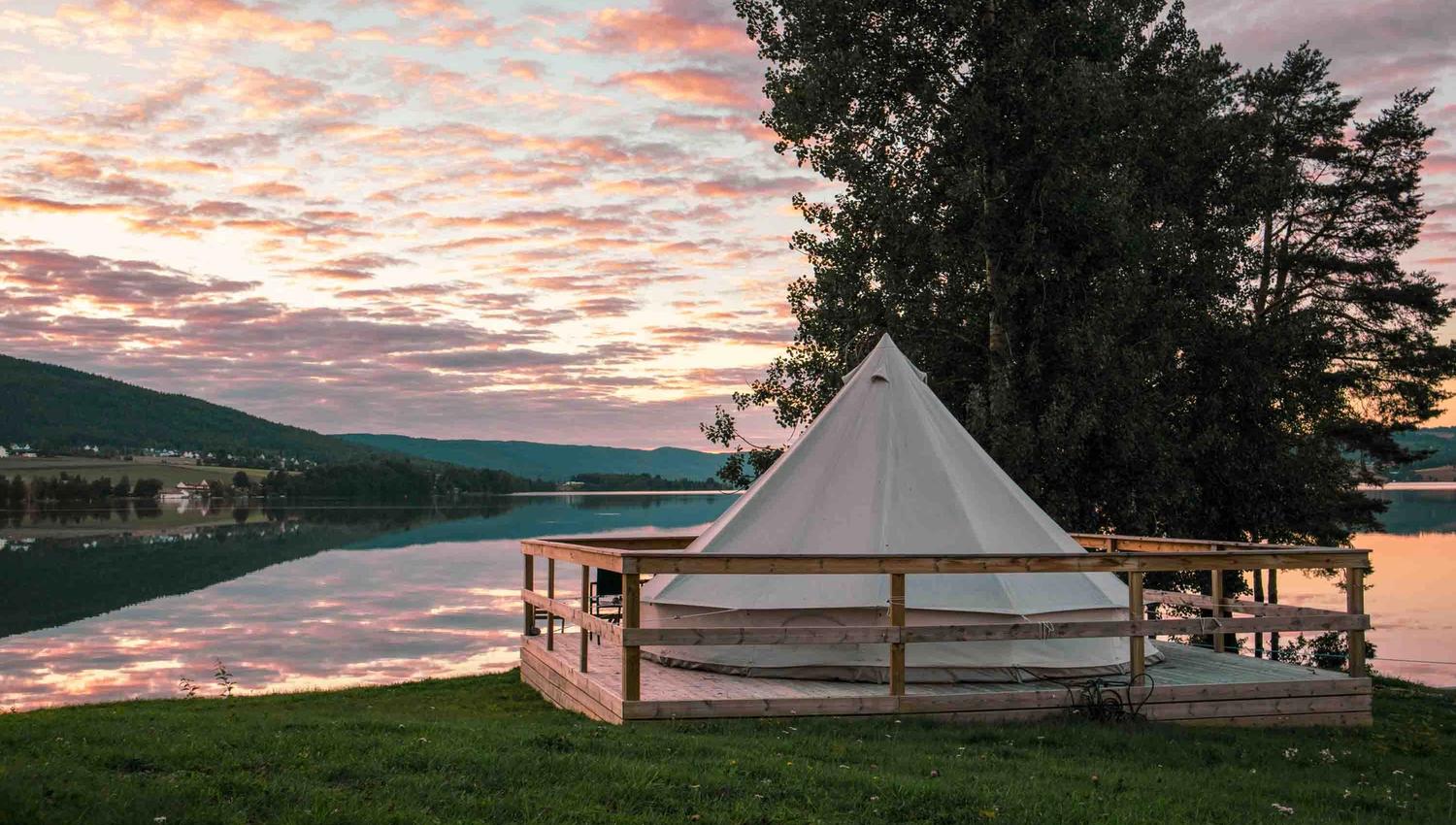 Glamping på Thorbjørnrud Hotel - Sentralt og tett på naturen