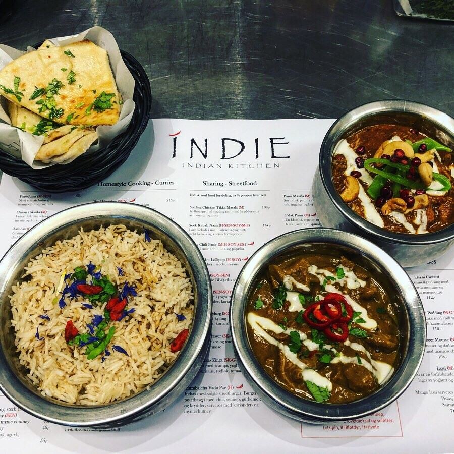 Various dishes served at Indie Restaurant