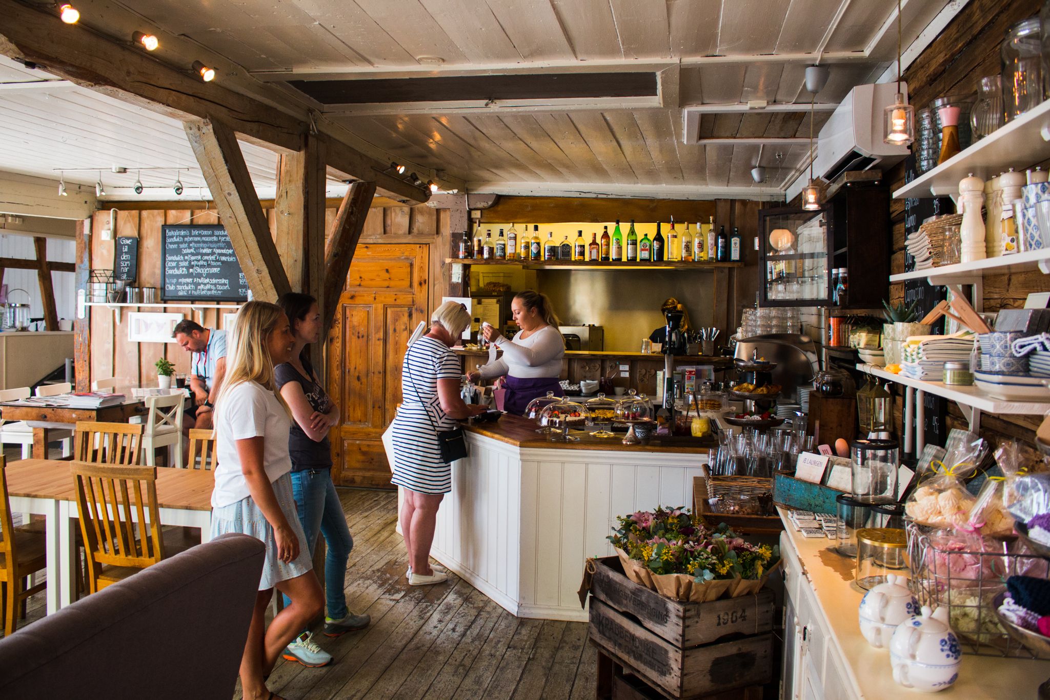 Inside Bakgården Café