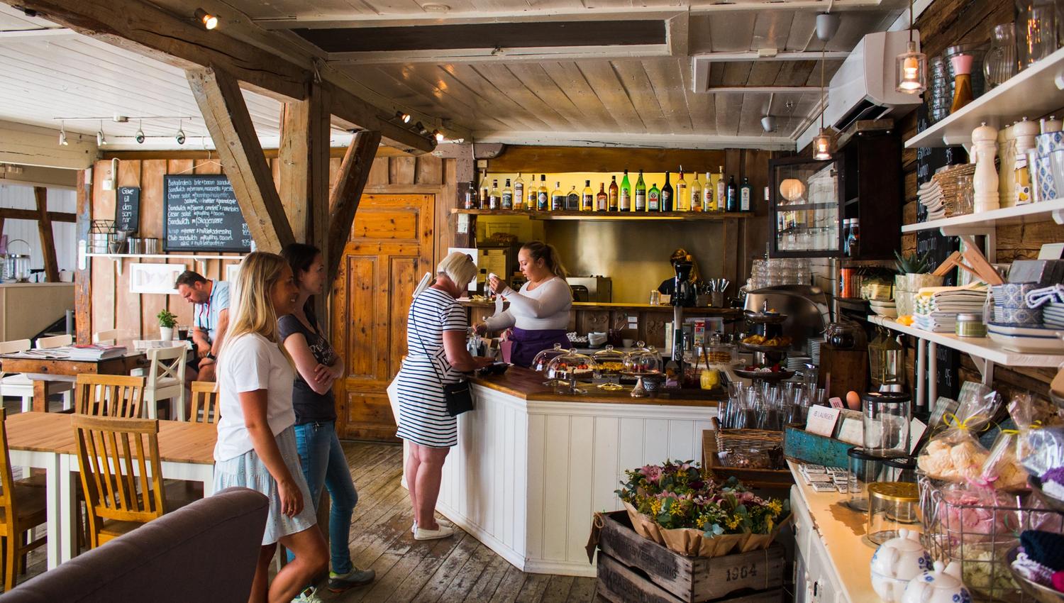 Inside Bakgården Café