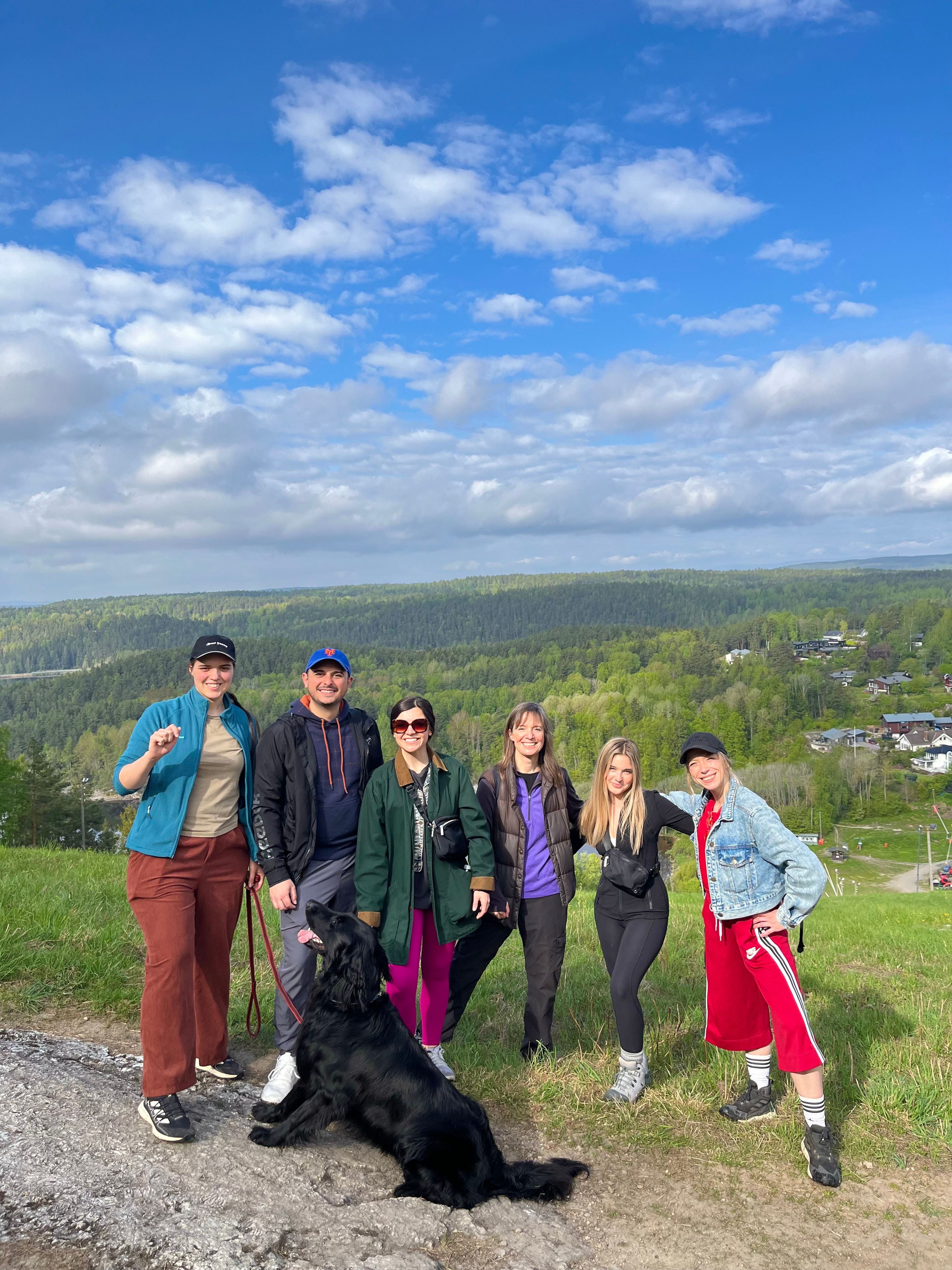 Group photo in nature