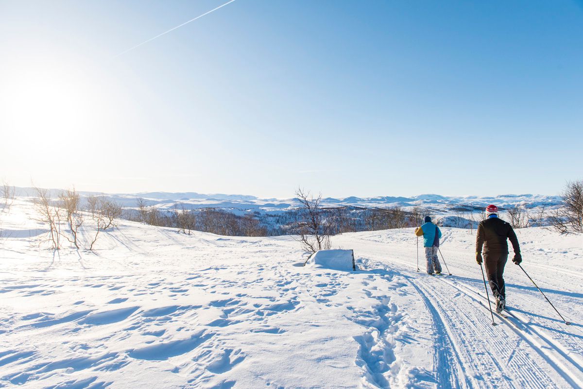 Langrennstur ved Skarslia Ski- og akesenter