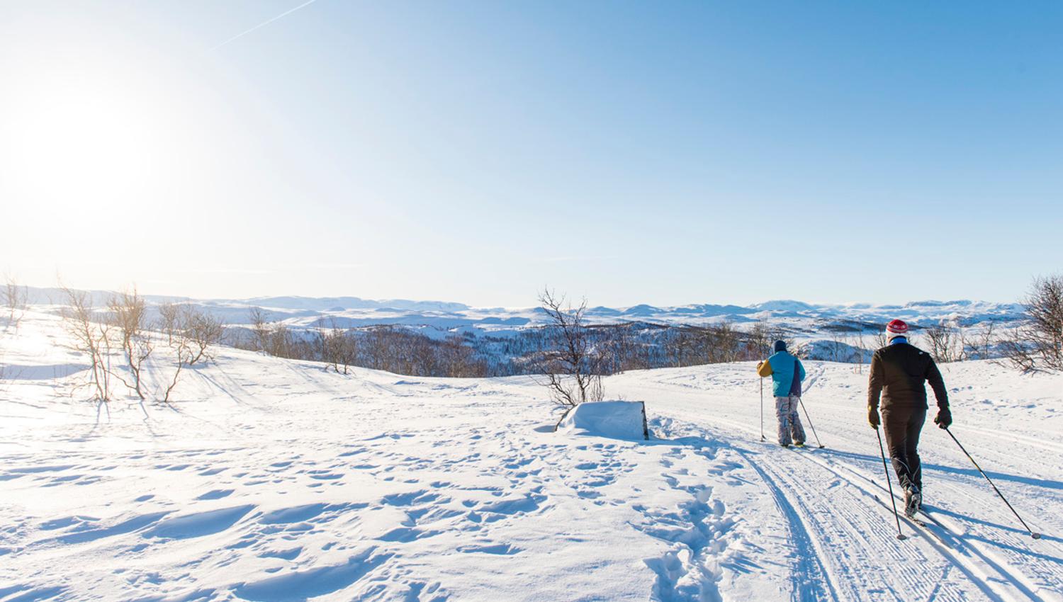 Langrennstur ved Skarslia Ski- og akesenter