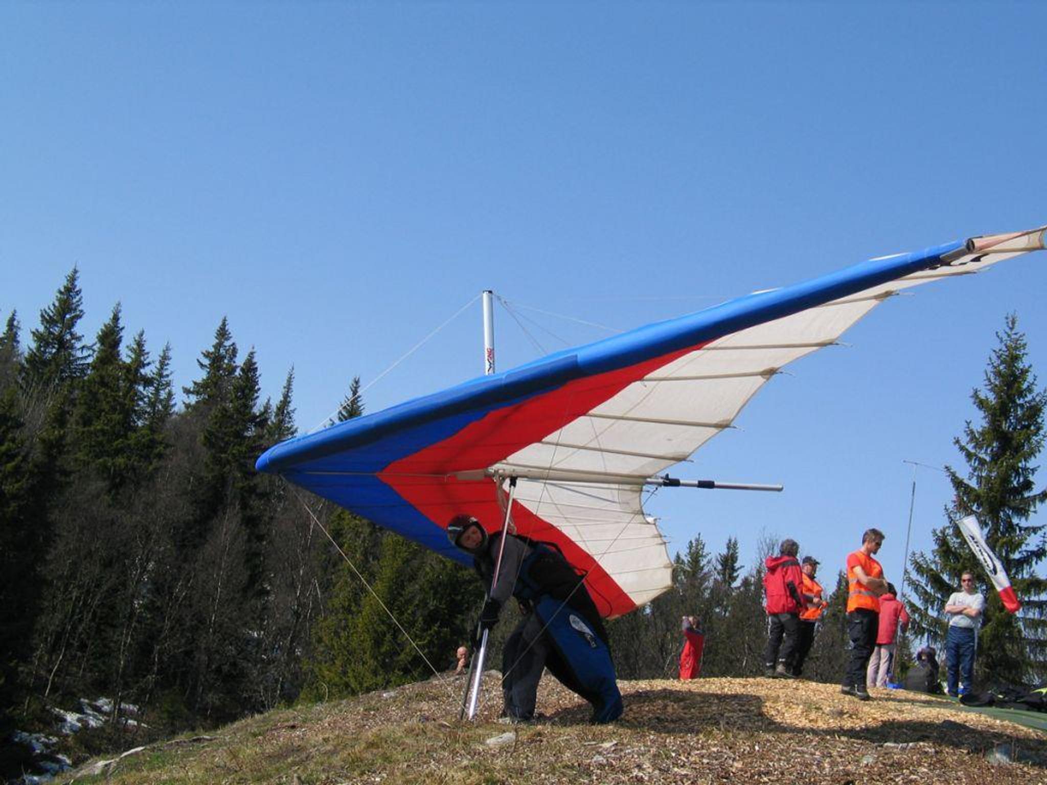 Paragliding start