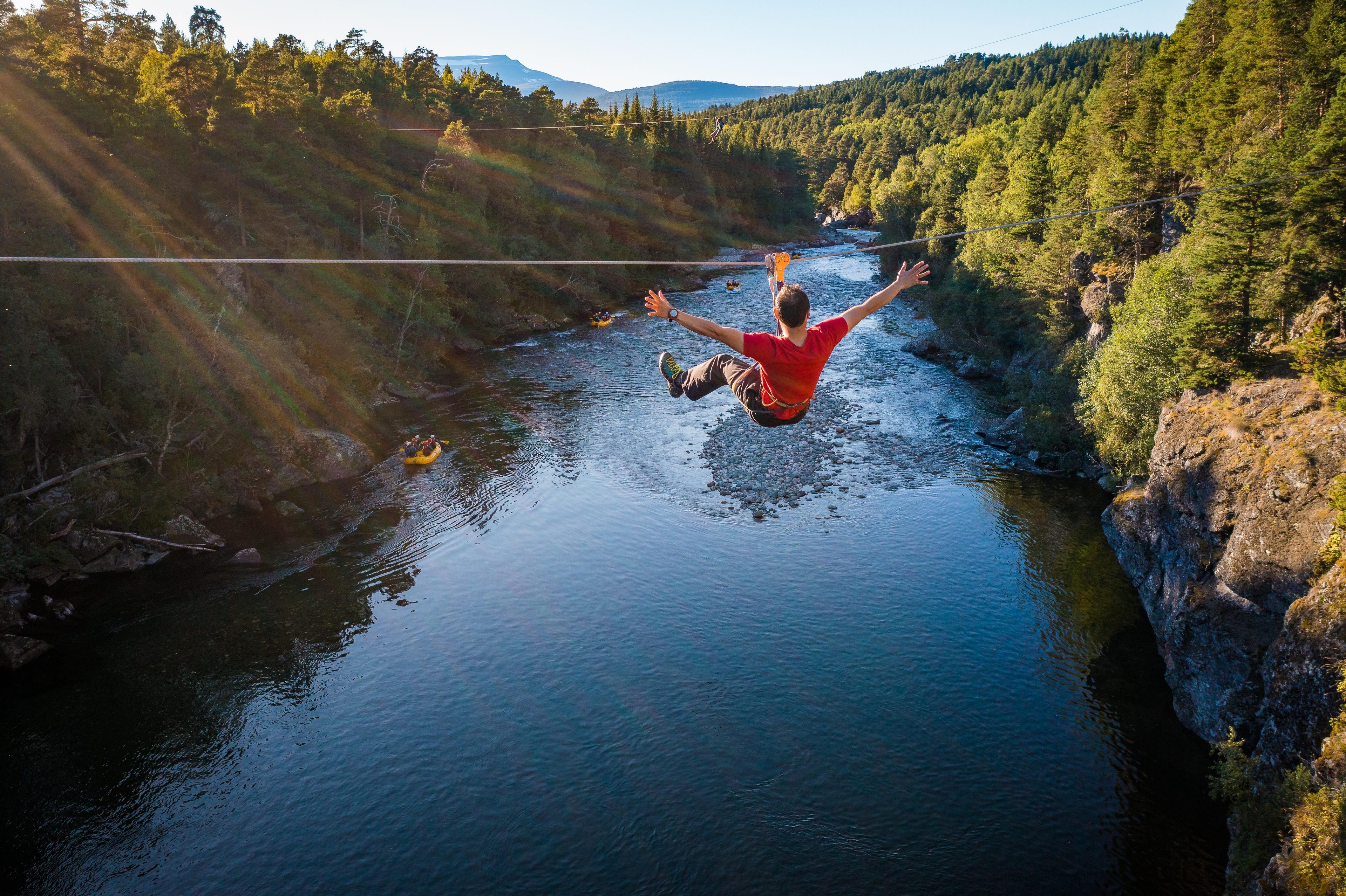 Zipline-park Opplev Oppdal