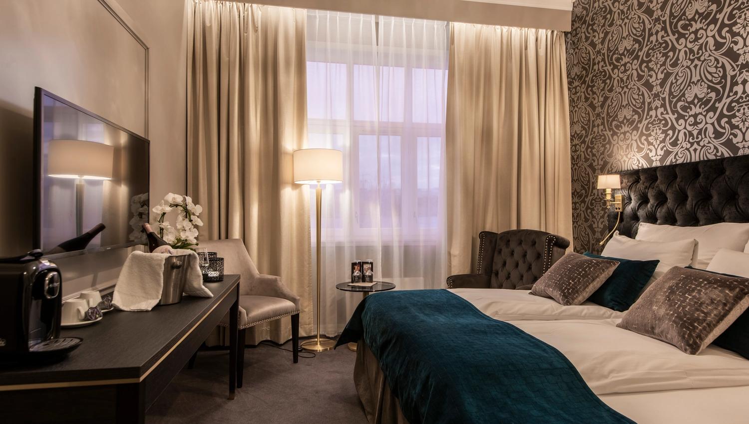 Rom på Home Hotel Grand Gjøvik.