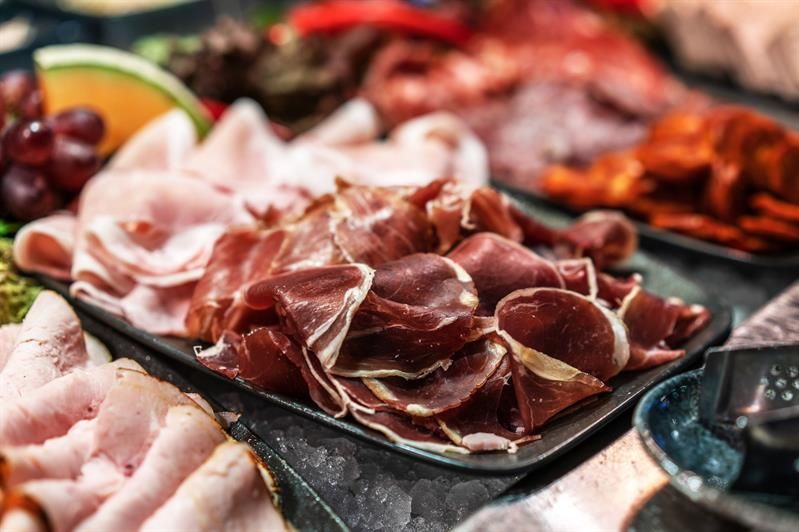 Fra koldtbordbuffeten