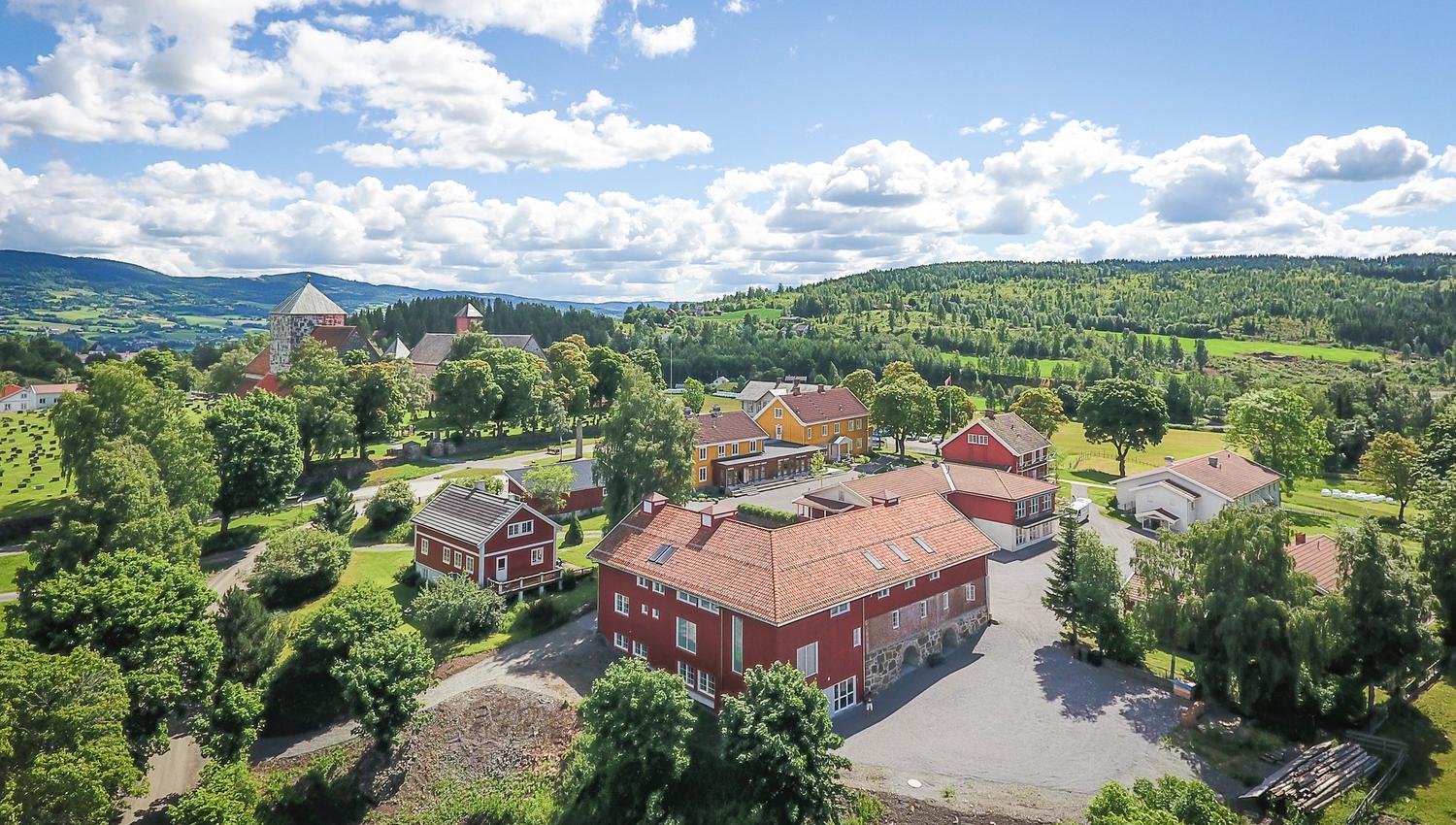 Glasslåven kunstsenter, dronebilde