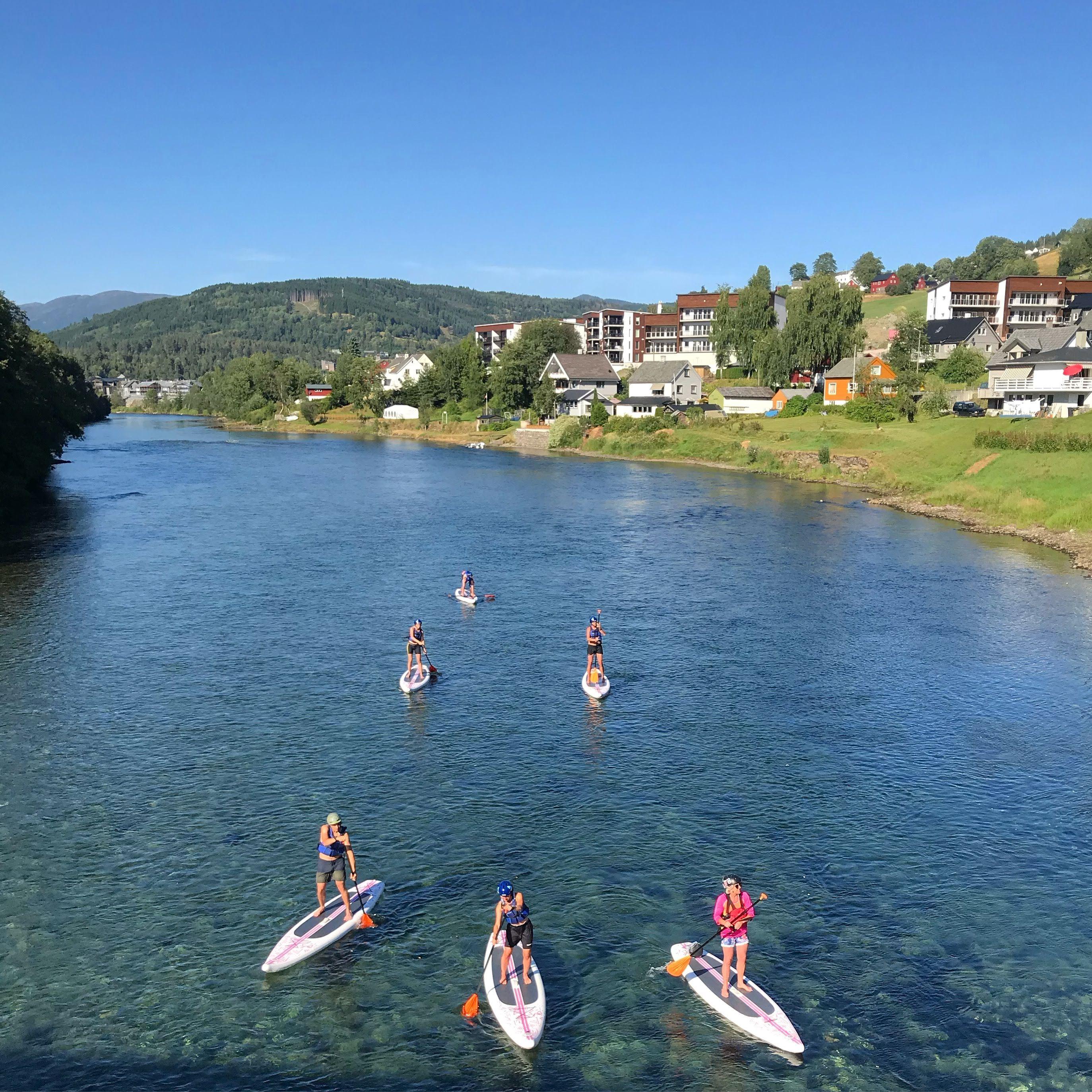Guided river sup-tour, Voss, Outdoor Norway