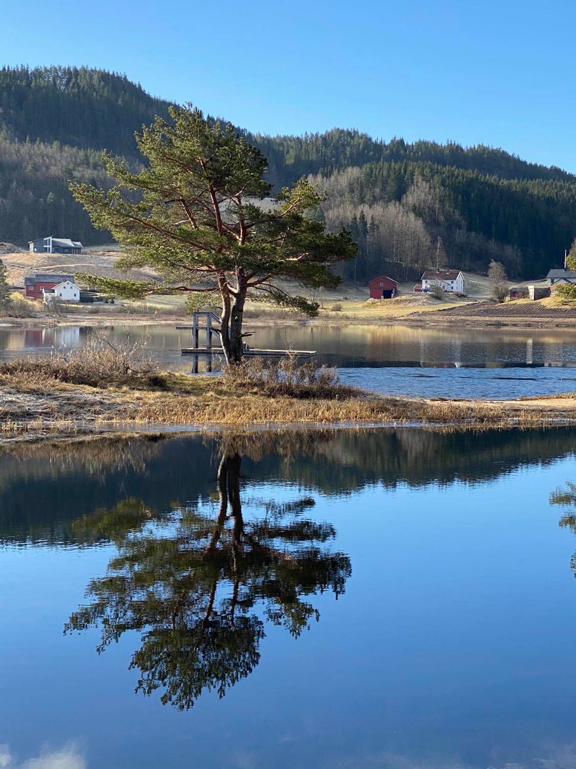 Øvre Øydnavatn i Konsmo i Lyngdal