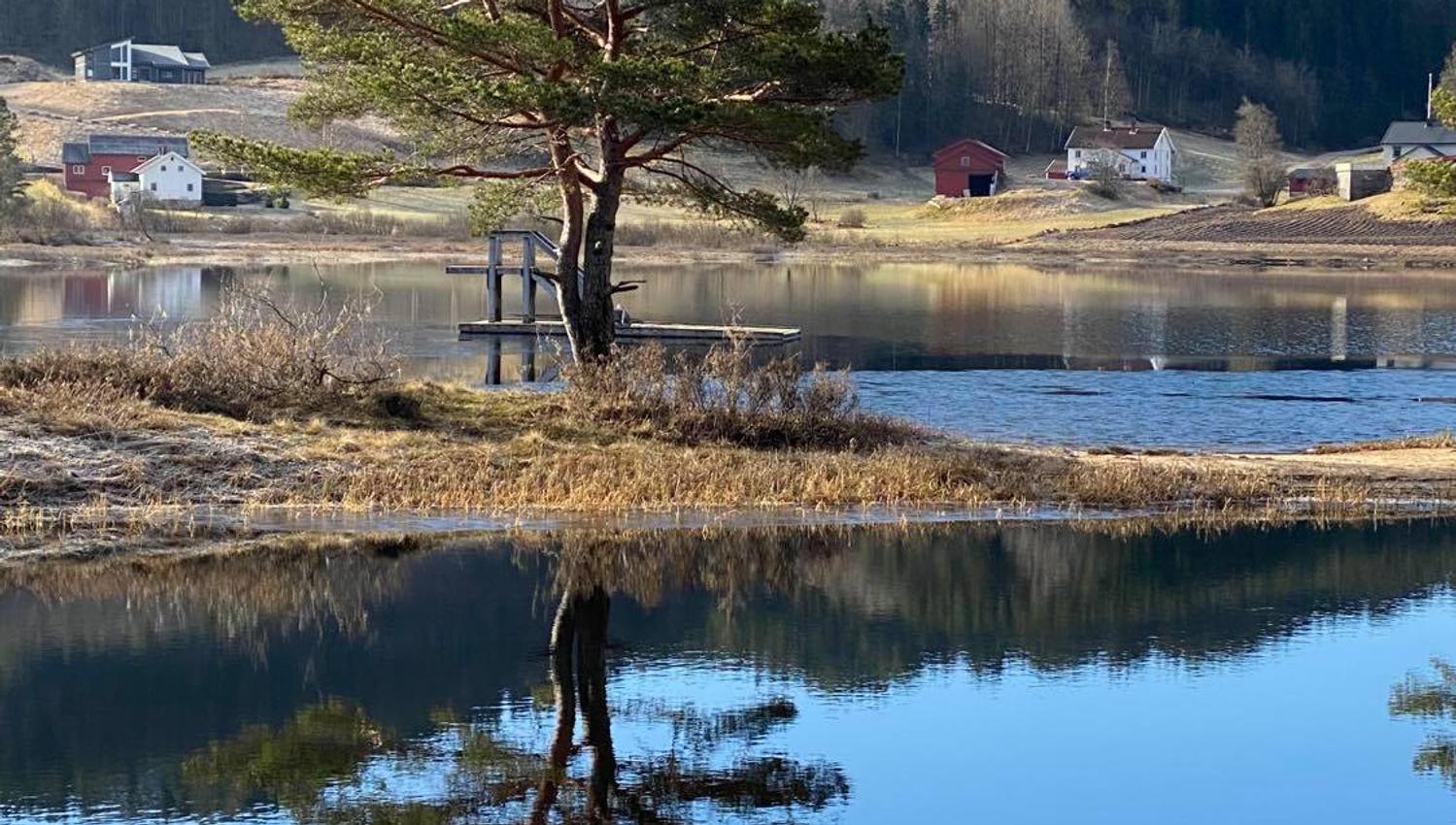 Øvre Øydnavatn i Konsmo i Lyngdal