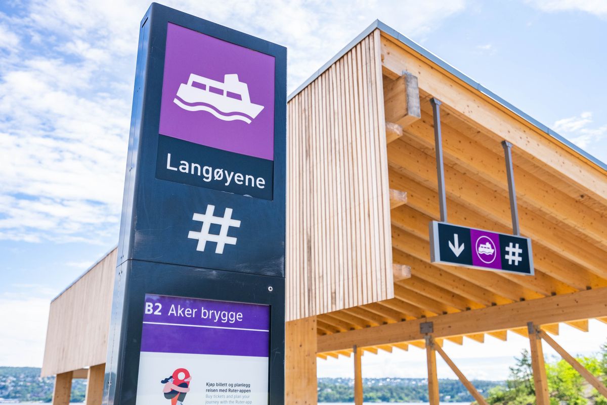 båtkaia på Langøyene