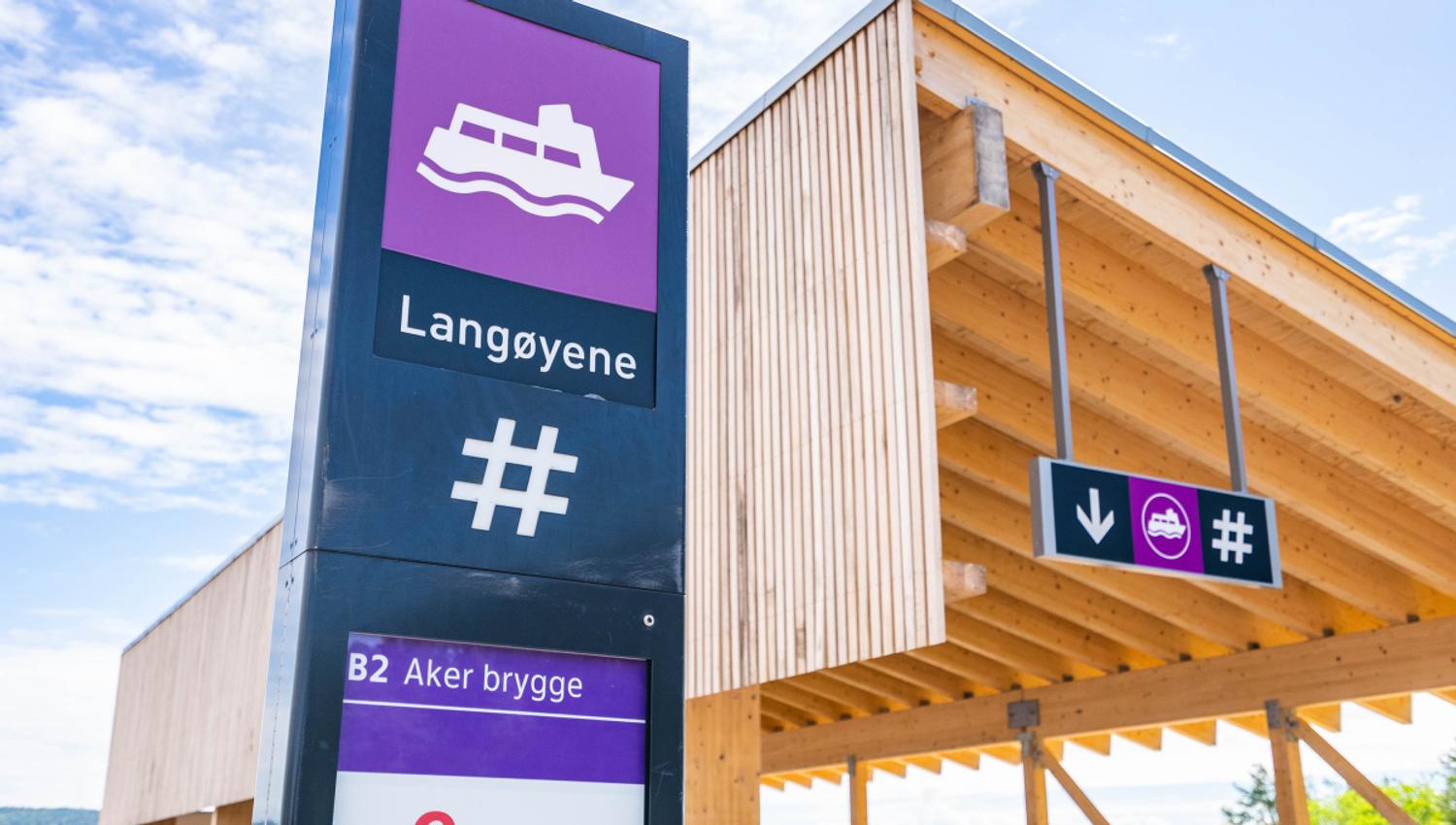 båtkaia på Langøyene