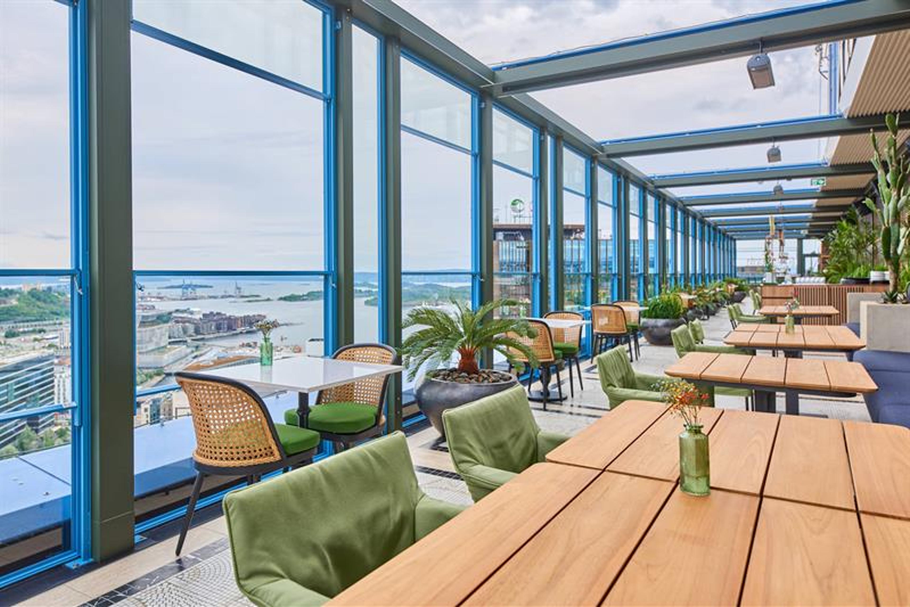 A view of the Oslo fjord from The Top