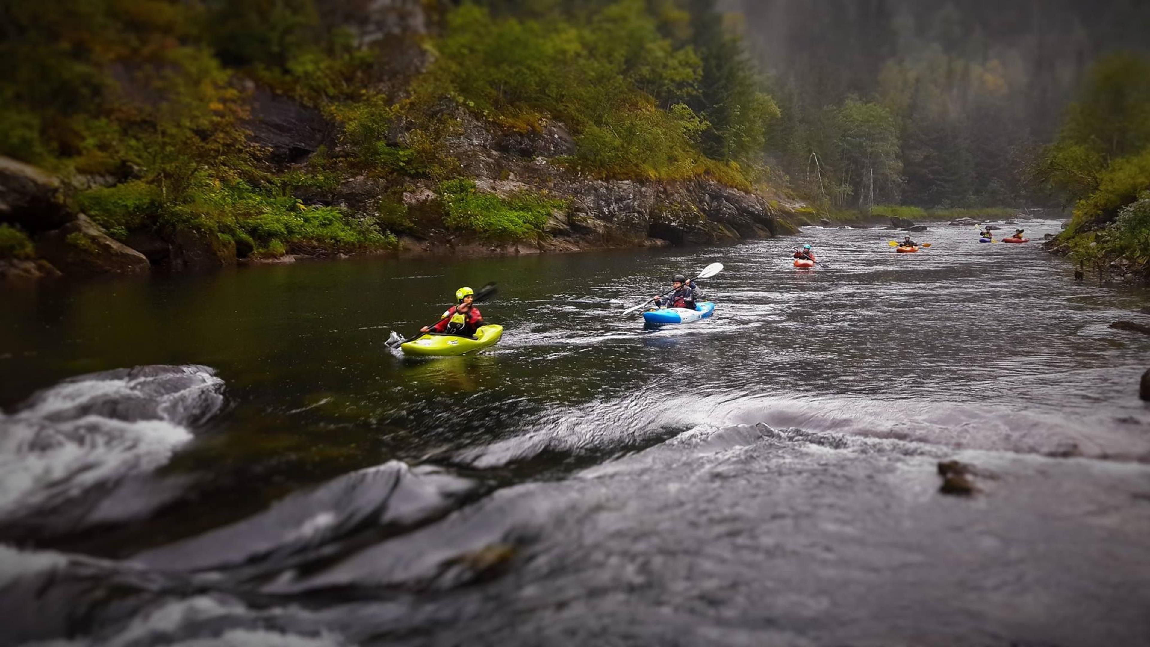 River kayaking with Kayak Voss