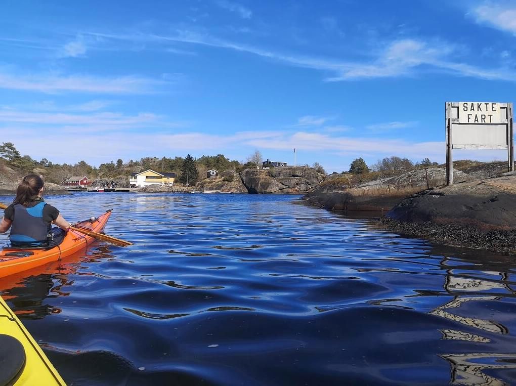 Kayaking with Tine Raisbæk in Vestfold and Telemark