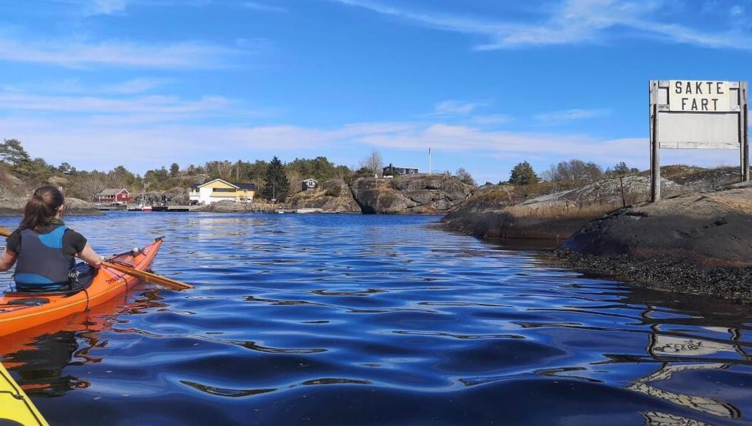 Kayaking with Tine Raisbæk in Vestfold and Telemark