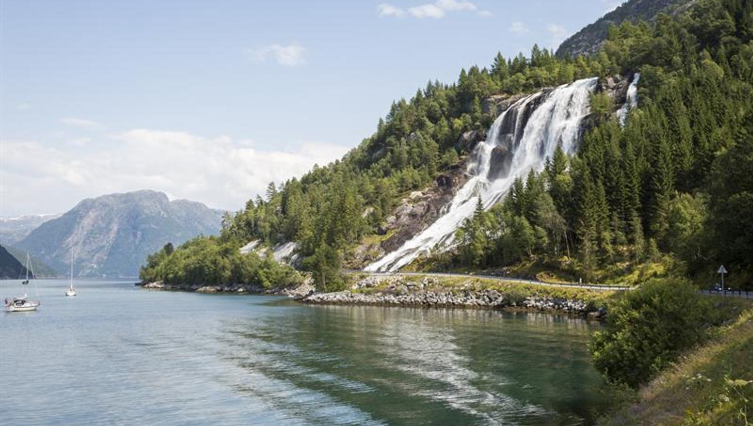 Furebergsfossen - Fureberg waterfall