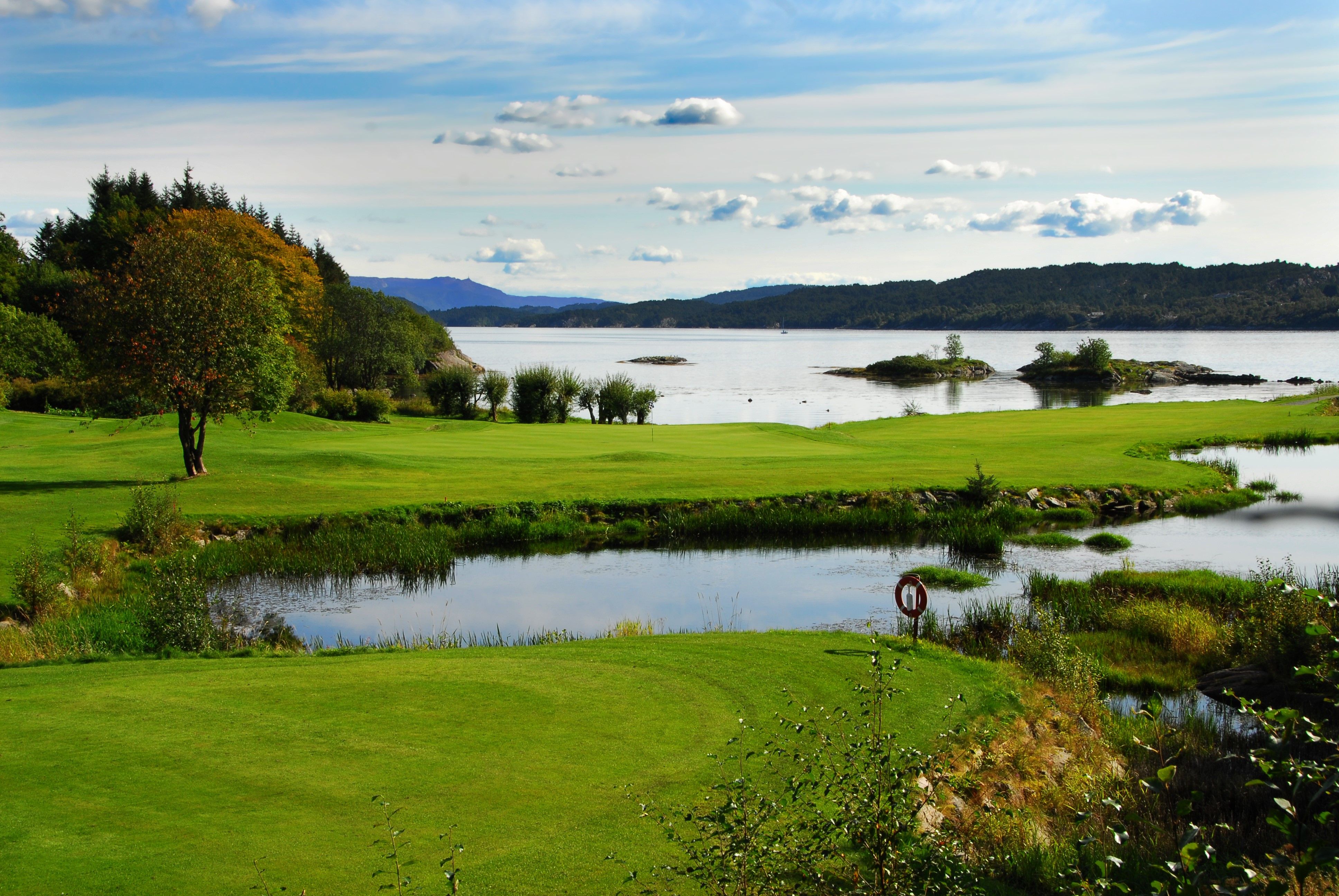 Loch 18 Meland Golf