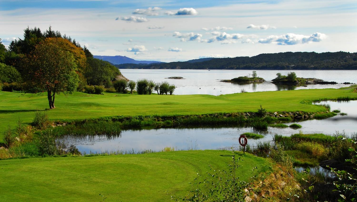 Loch 18 Meland Golf