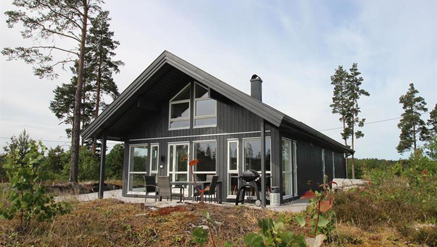 grå hytte