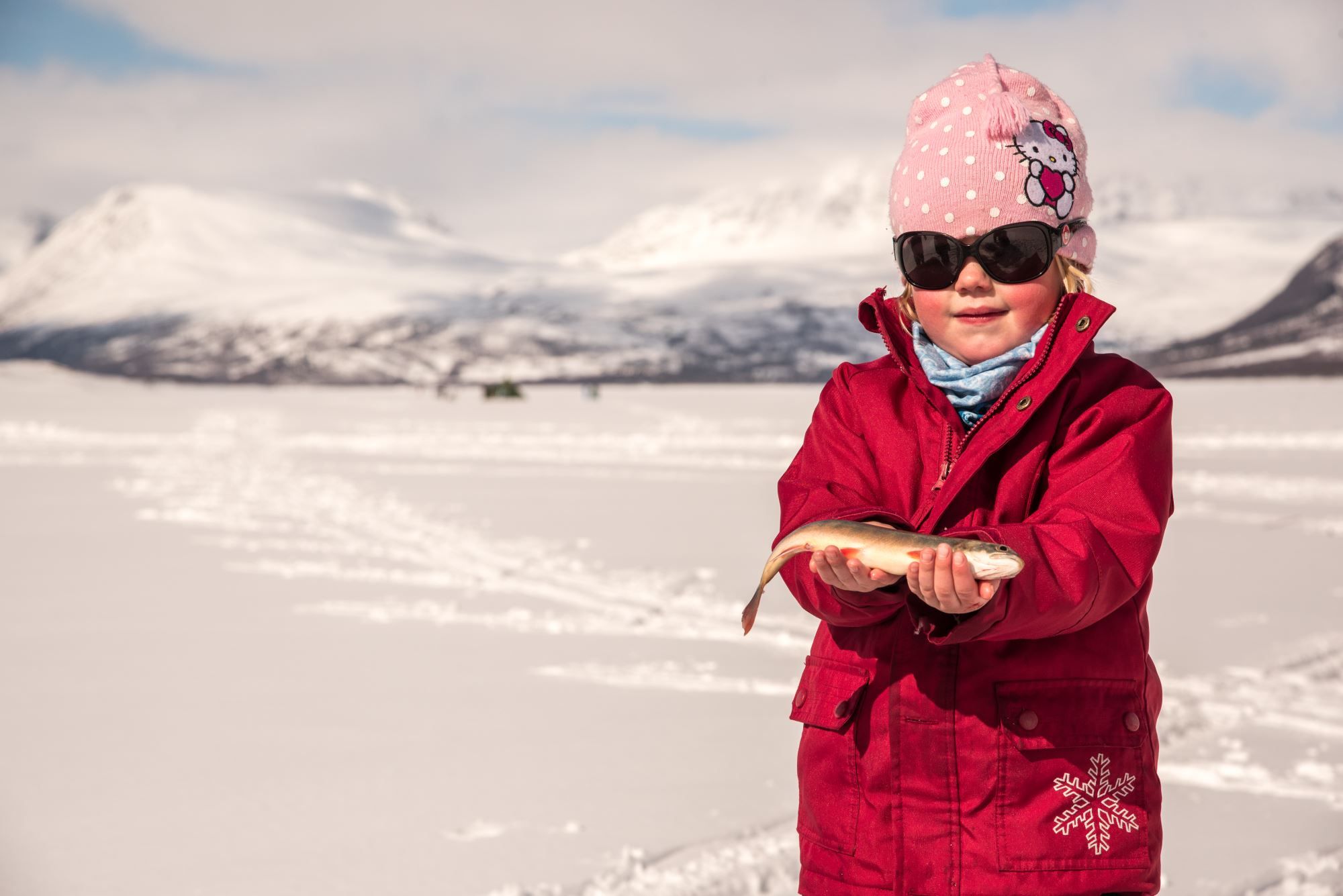 Isfiske med personlig guide.