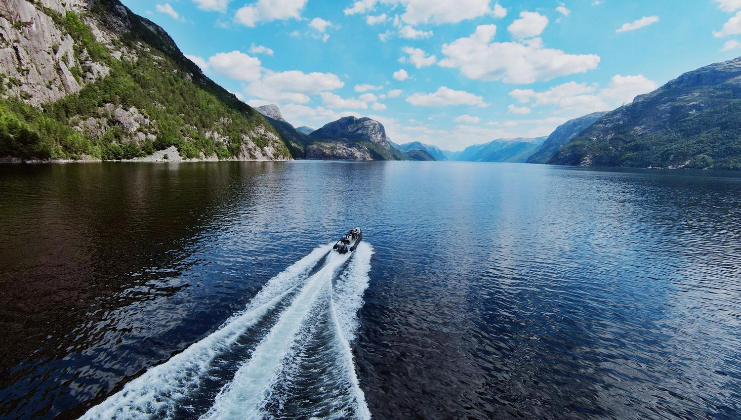Adventurous experience in the Lysefjord